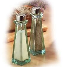 Tablecraft Salt & Pepper Shakers, 3 oz., Chrome Plated Tops