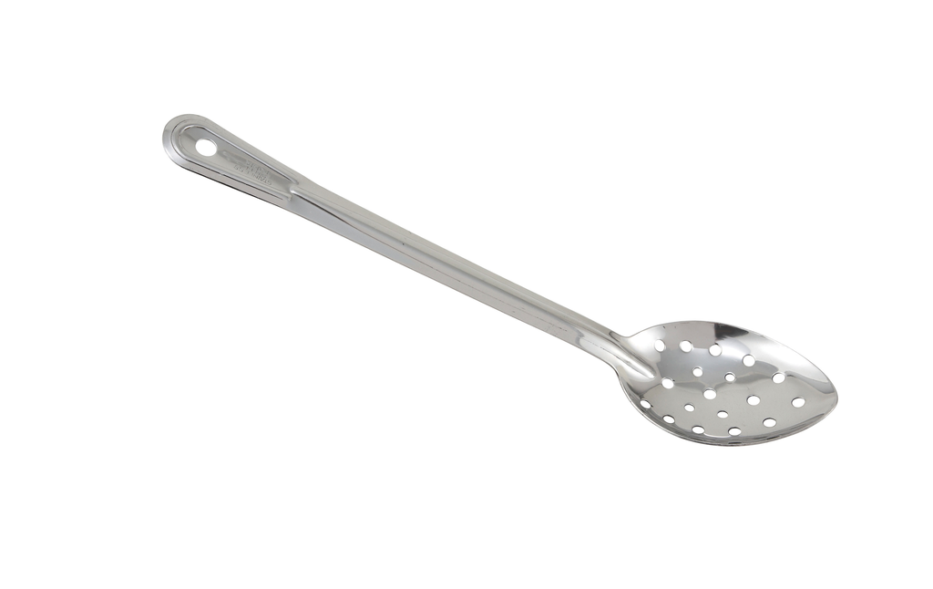 Winco Basting Spoon, S/S, Perf, 13"