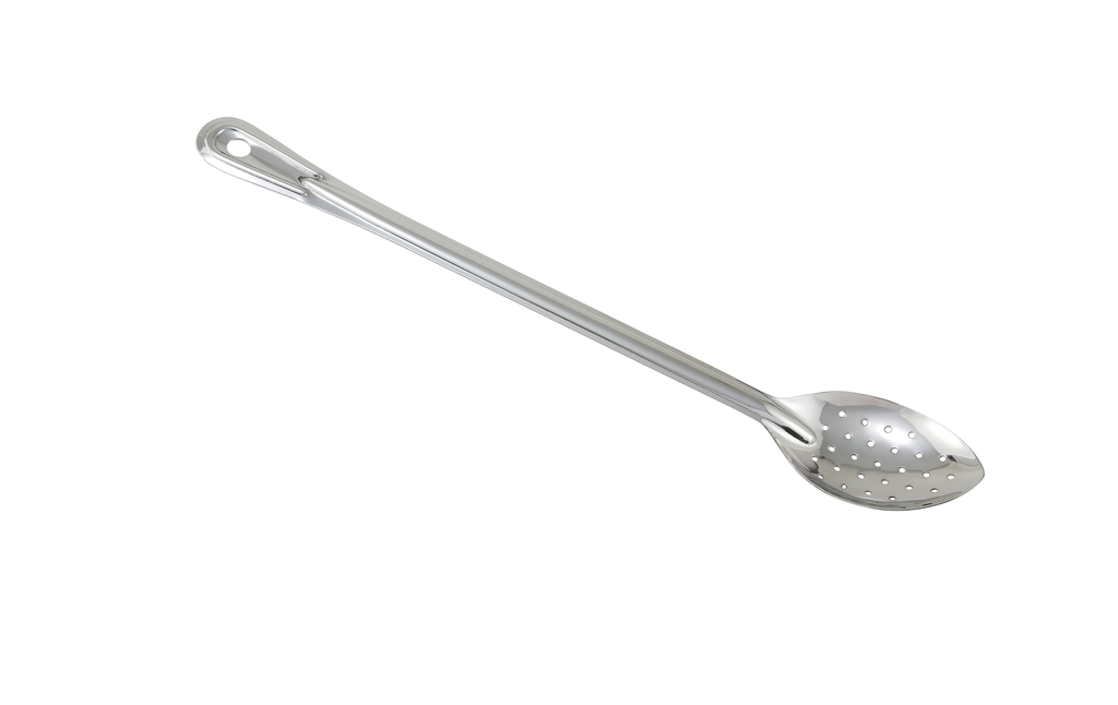 Winco Basting Spoon, S/S, Perf, 18"