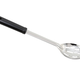 Winco Basting Spoon, S/S, Slotted, Black Handle, 11"