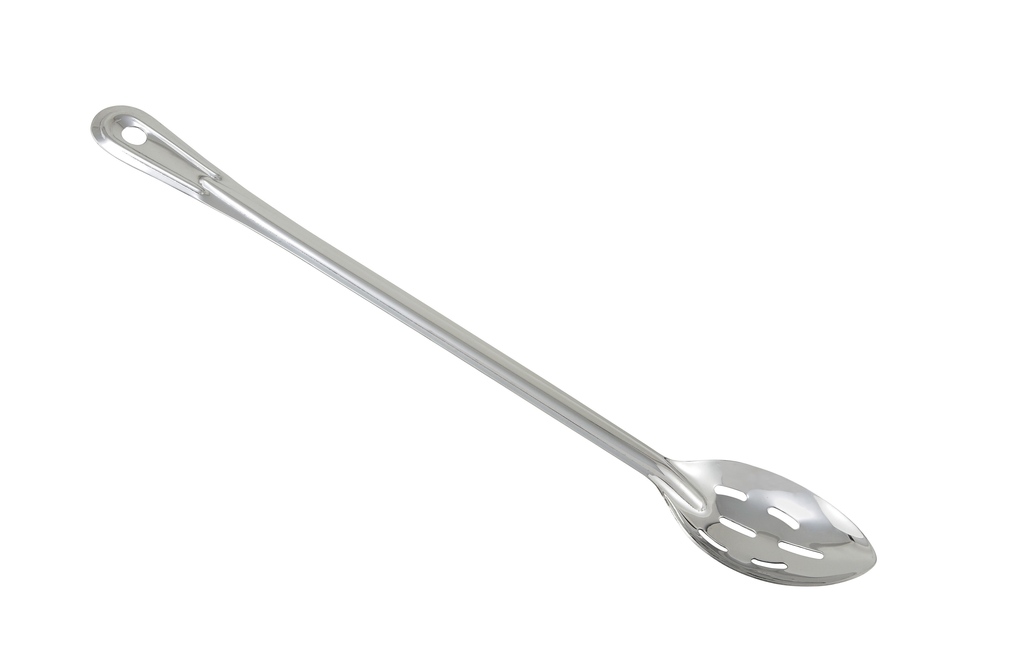 Winco Basting Spoon, S/S, Slotted, 18"