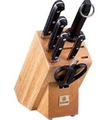 Mundial Inc 5100 Series Knife Set w/ Block, 7-pc