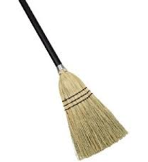 Rubbermaid Lobby Broom, 100% Corn