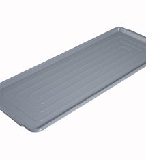 Winco Market Tray, Plastic, Grey, 12 x 30