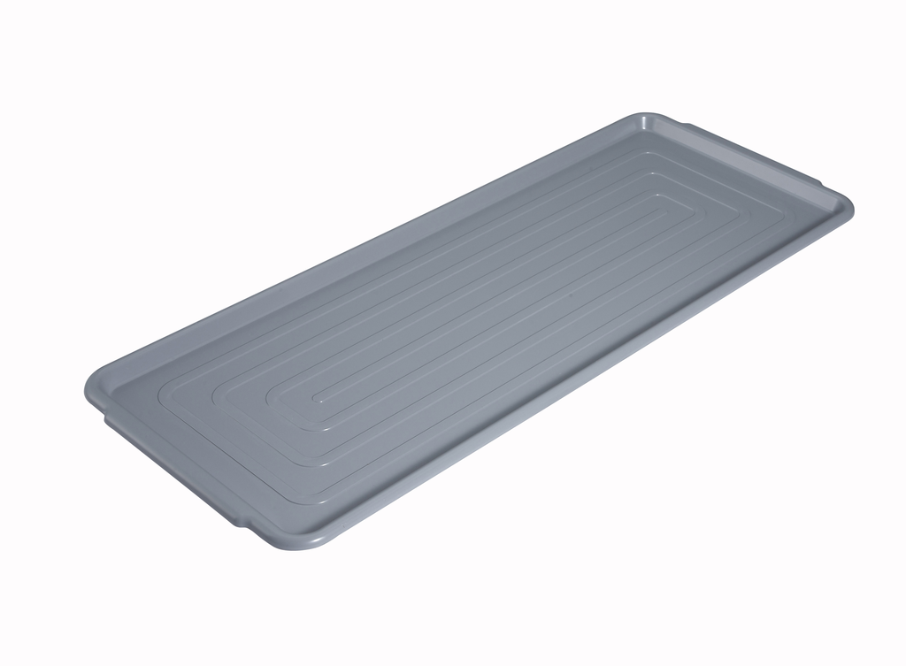 Winco Market Tray, Plastic, Grey, 12 x 30