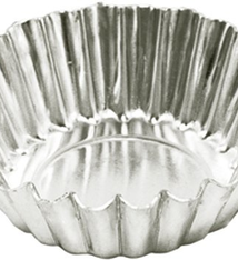 Fat Daddio's Mini Tartlet Pan, Solid Bottom, 2 1/2" Dia x 3/4", 10/pack