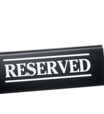Tablecraft "RESERVED" Sign, 2" x  6"