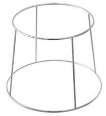 Paderno Seafood Tray holder, 10" Dia, 7- 1/8" High