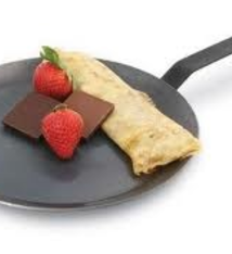 Paderno Crepe Pan, Carbon Steel, 10"