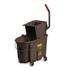 Rubbermaid Wavebrake Mop Bucket, 35qt