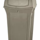 Rubbermaid Trash Container, 35 Gallon, Beige