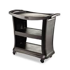 Rubbermaid Executive Service Cart, 3 Tiers