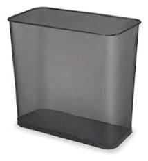 Rubbermaid Waste Basket, Metal, 7-1/2 Gallon