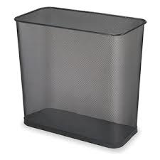 Rubbermaid Waste Basket, Metal, 7-1/2 Gallon