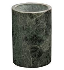 American Metalcraft Wine Cooler, Marble, 4" x 7" H, Black