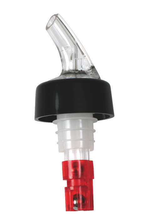 Winco Measuring Pourer, Red Tail, 1 oz, 1 Doz