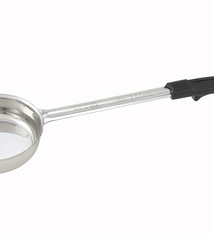 Winco Food Portioner, S/S, Solid, 6 oz, Black