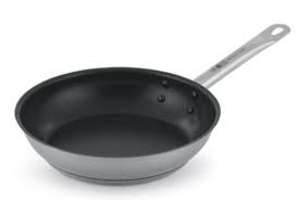 Vollrath Fry Pan, OPTIO, Non-Stick, 9-1/2" Stainless Steel