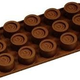 Fat Daddio's Silicone Chocolate & Candy Mold, Swirled Cylinder, 8-1/4" x 4-1/8"