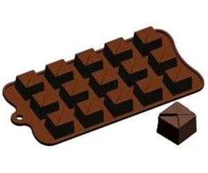 TIERED SQUARE Silcone Chocolate Mold