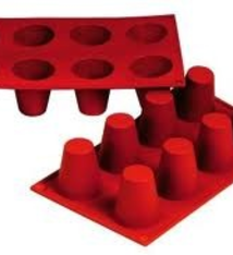 Fat Daddio's Silicone Baba, 8 Cavities, 12" x 7",