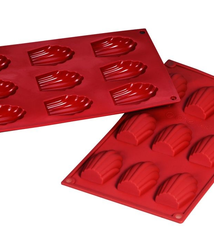 Fat Daddio's Silicone, Madeleine, 9 Cavities