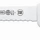 Mundial Inc Slicer Knife, 8" White Handle