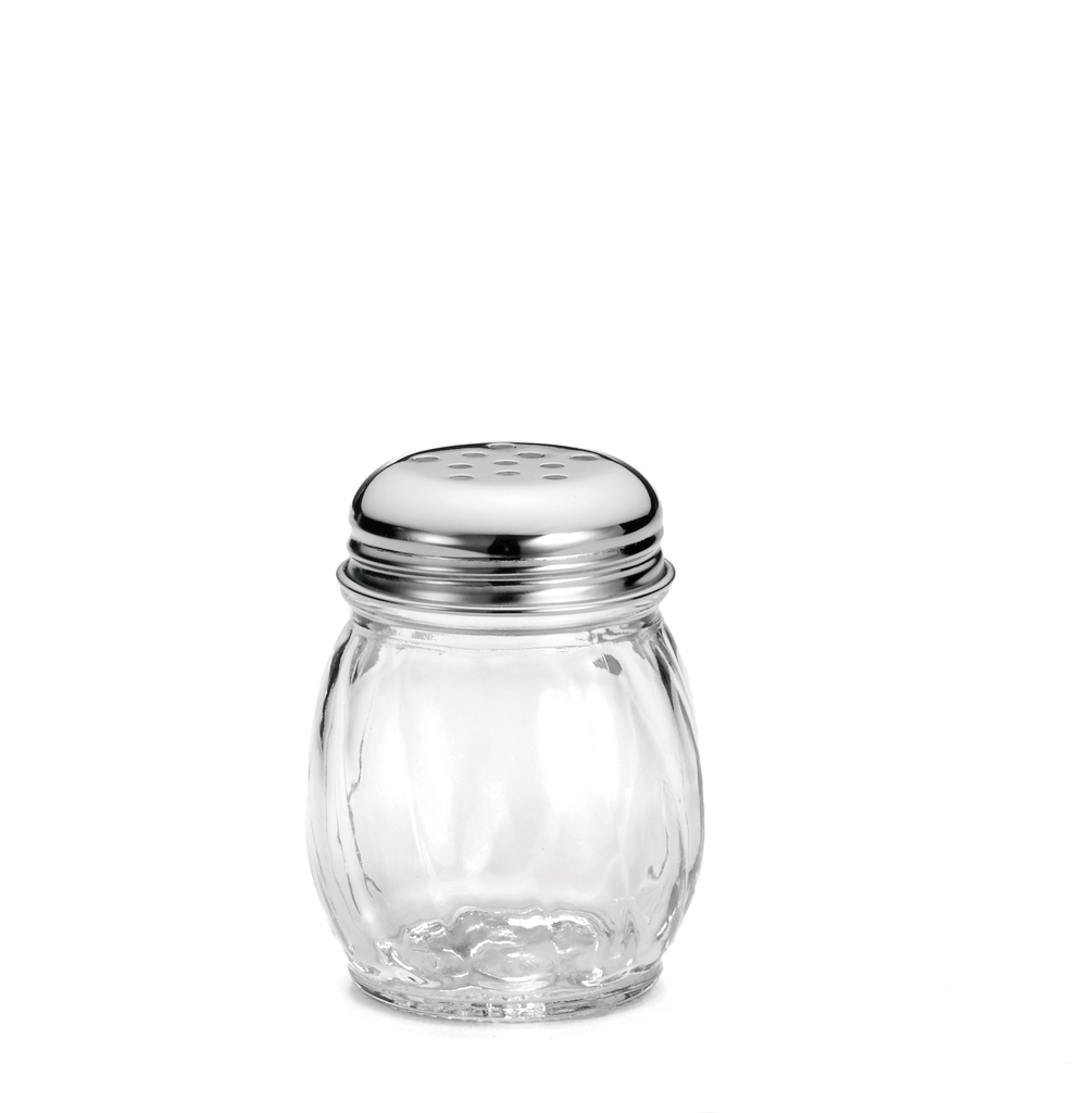 Tablecraft Cheese Shaker, Swirl, Chrome Top, 6 oz