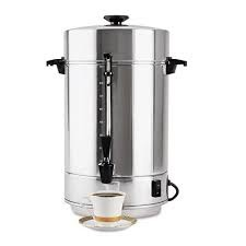 Focus Foodservice Coffeemaker, Alum, Commercial, 55 Cup