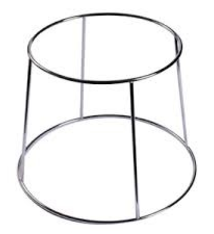 American Metalcraft Seafood Display Rack, 9-5/8" x 7-3/8" H