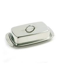 Norpro Butter Dish, S/S, w/Cover