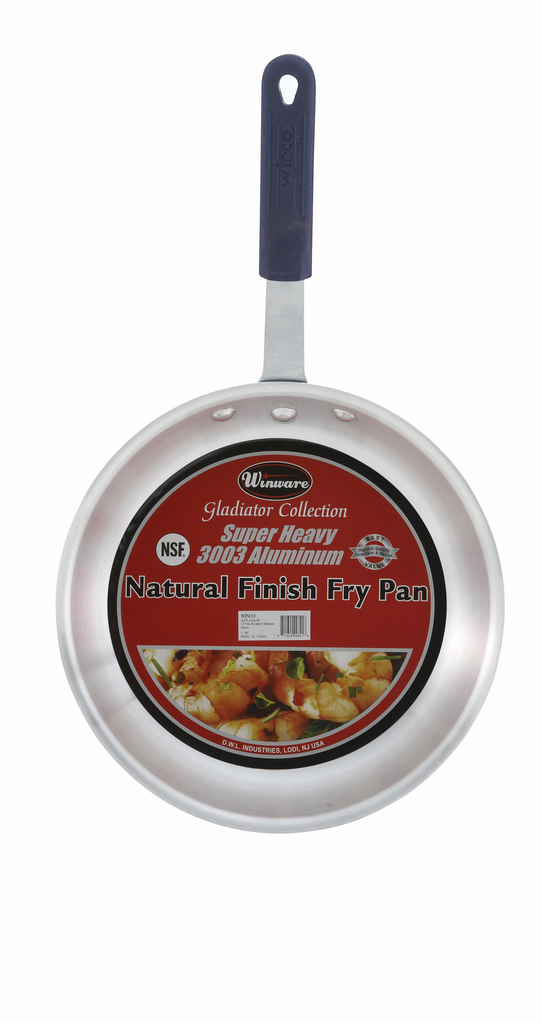 Winco Fry Pan, "Gladiator ", Alum, Natural Finish, 7"