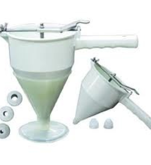 Fat Daddio's Confectionary Funnel w/Stand and 3 Nozzles