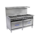 Baker's Pride Restaurant Series Range, gas, 60"W, (10)40,000BTU burners, (2)26" std ovens