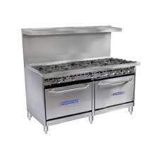 Baker's Pride Restaurant Series Range, gas, 60"W, (10)40,000BTU burners, (2)26" std ovens