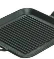 Lodge *Disc* Grill Pan, Cast Iron, Square, 12"