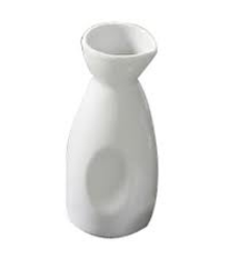 CAC Sake Pot, SUSHIA, Porcelain, White, 7-1/2 oz  (4 Doz)