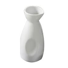 CAC Sake Pot, SUSHIA, Porcelain, White, 7-1/2 oz  (4 Doz)