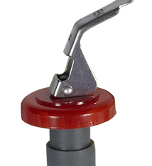 Winco Wine Bottle Stopper, Red Collar, 12/Bag