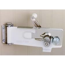 Focus Foodservice Magnetic Wall Mount Can Opener, S/S, White
