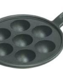 Lodge Pro-Logic, Cast Iron, Aebleskiver Pan, 9" Dia
