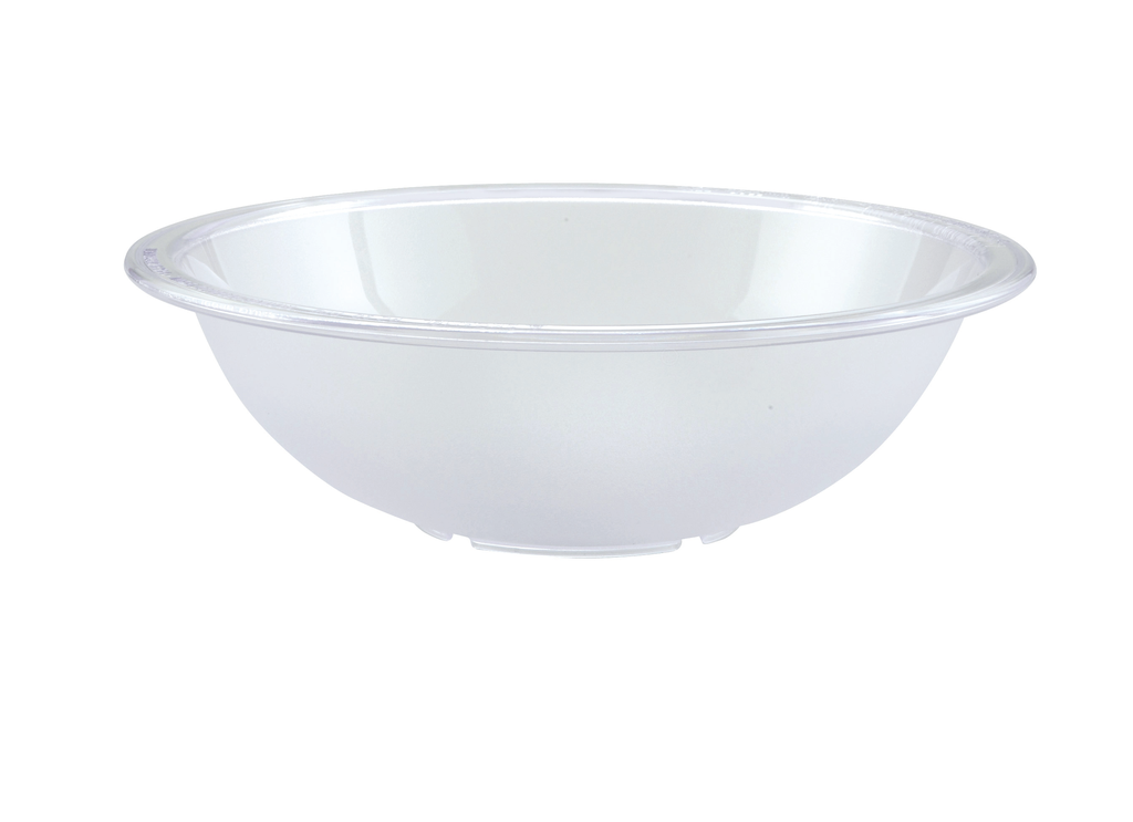 Winco Bowl, Plastic, Pebbled Texture, 10.8" Dia