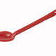 Winco Serving Spoon, Plastic, Red, 13"