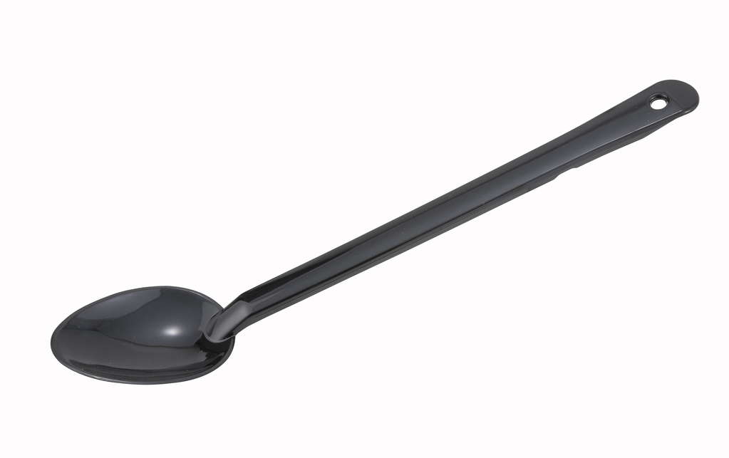 Winco Serving Spoon, Plastic, 15", Black