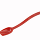 Winco Buffet Spoon, Plastic, Solid, Red, 10"