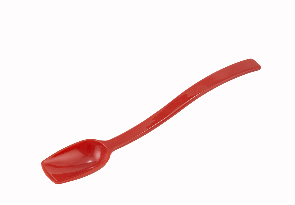 Winco Buffet Spoon, Plastic, Solid, Red, 10"