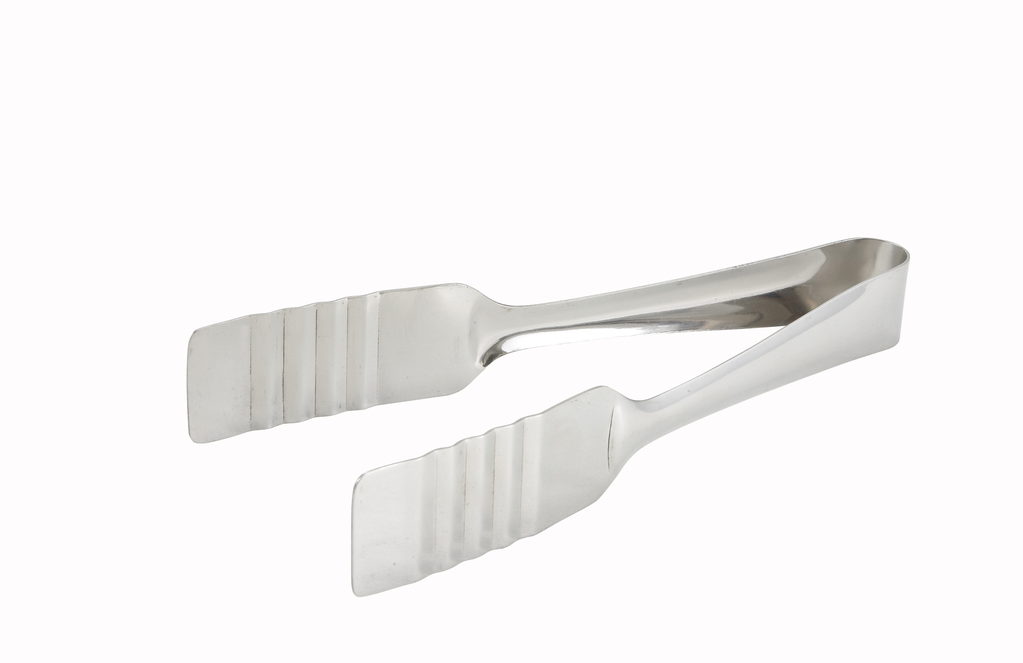 Winco Pastry Tong, S/S, Solid, 7-1/2"