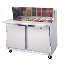 Beverage Air Sandwich Top Refrigerated Counter, 2 Section, 10 Pan, 36" W, 10.2 cu. ft.