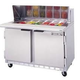 Beverage Air Sandwich Top Refrigerated Counter, ELITE, 2 Section, 8 Various Pan, 48 W, 13.9 cu. ft.