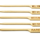 Tablecraft Bamboo Pick, "WELL DONE", 3- 1/2"